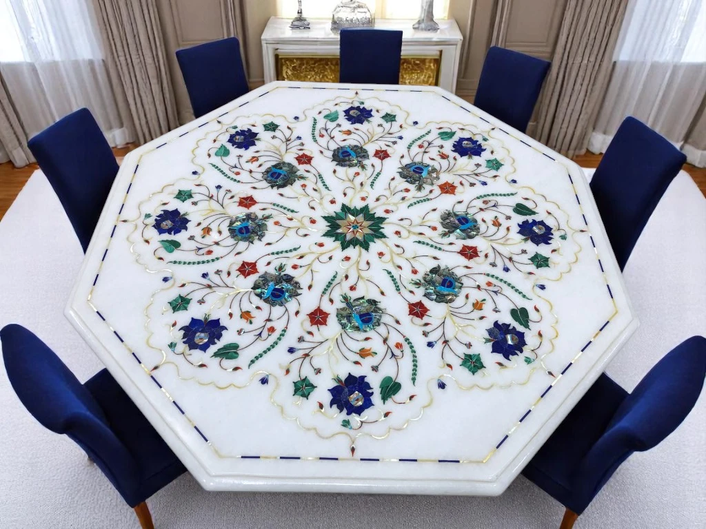 Octagonal Marble Coffee Table for Your Home